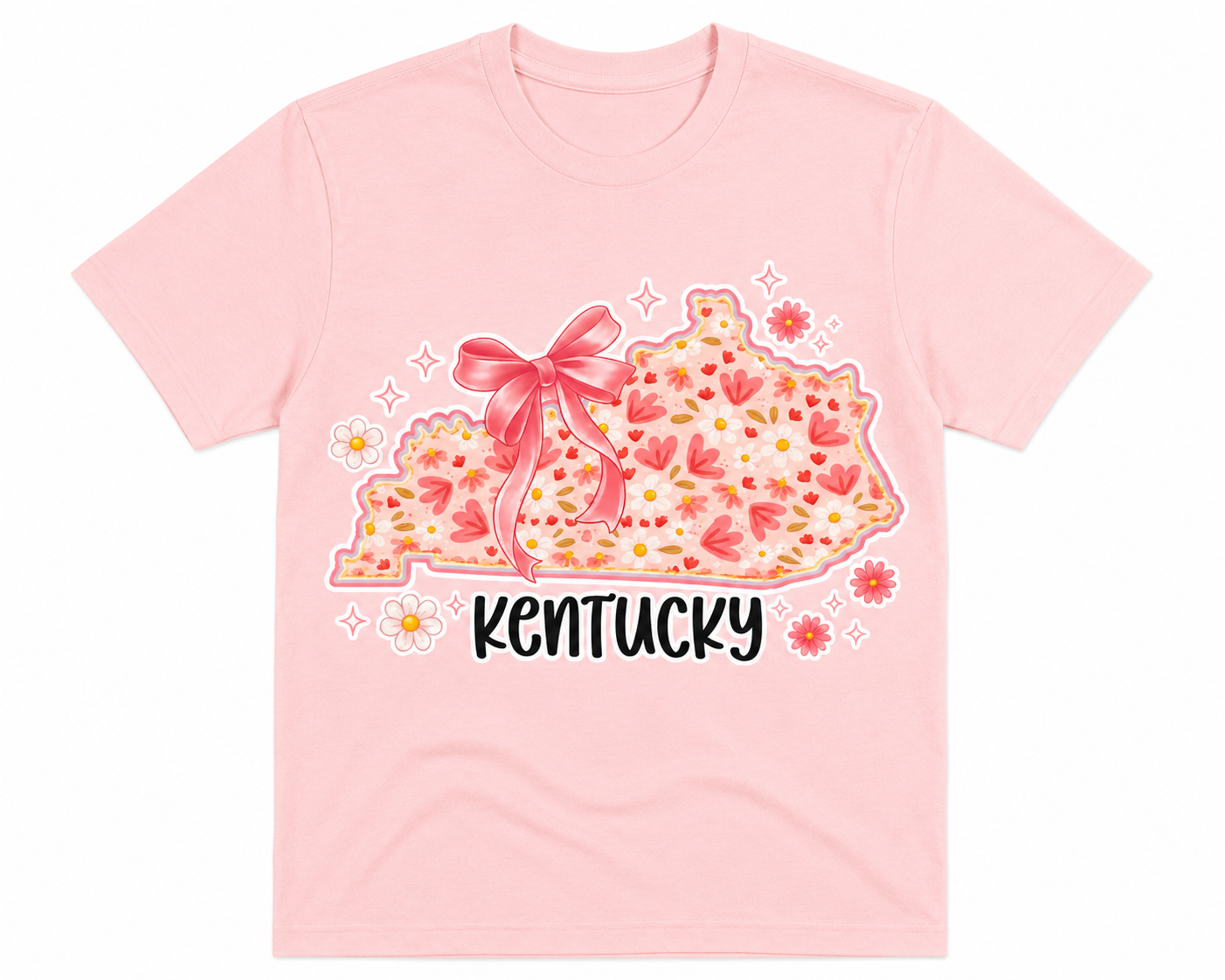 Kentucky Floral Bow T-Shirt
