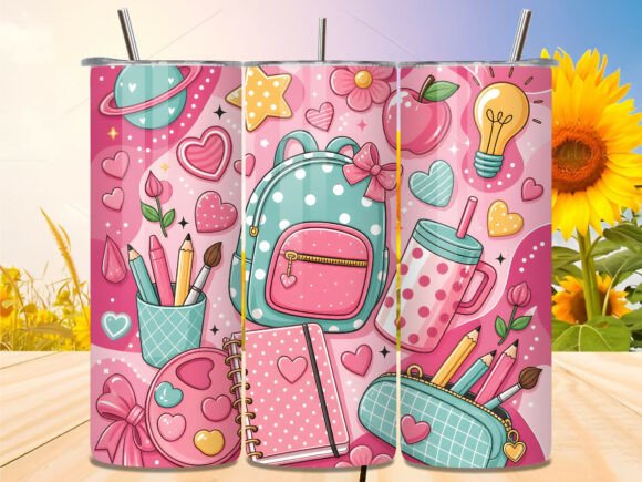 School Days 20 oz Skinny Tumbler