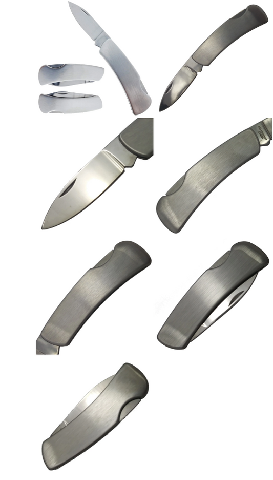 5" Silver Folding Knife