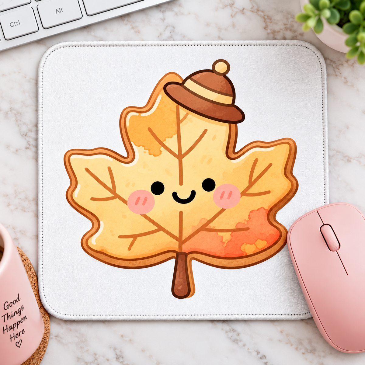 Kawaii Fall Mouse Pad Collection