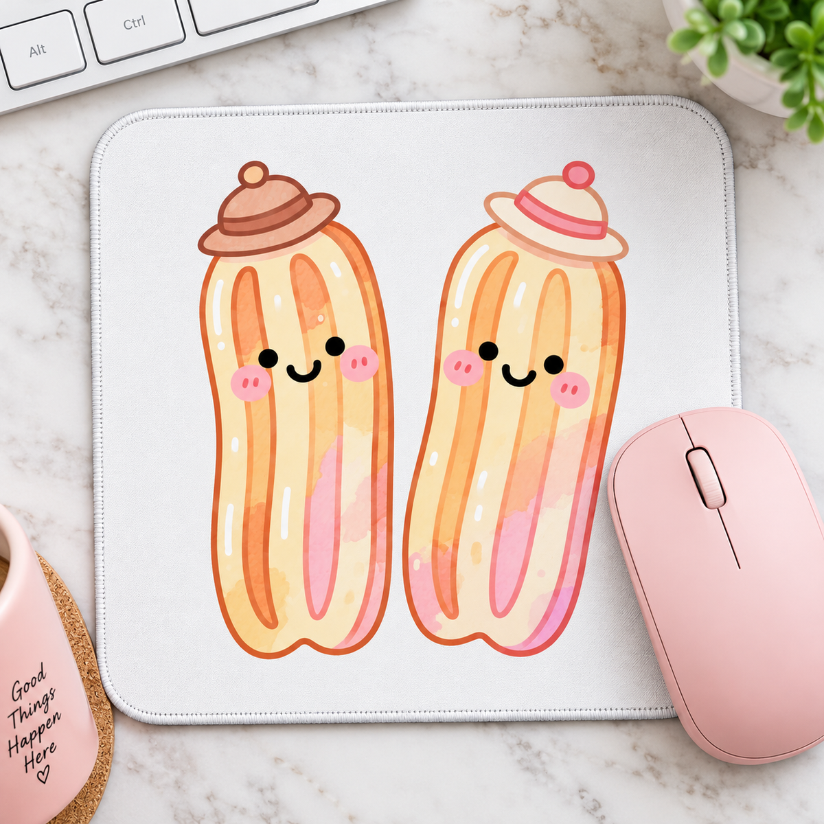 Kawaii Fall Mouse Pad Collection