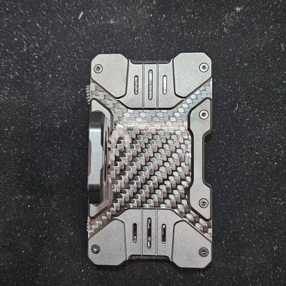 Tactical Wallet-RFID Blocking-Airtag Compartment-Free engraving