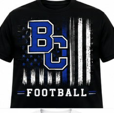 Barbourville City Tigers Football Graphic Tee