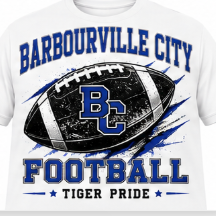 Barbourville City Tigers Football Graphic Tee
