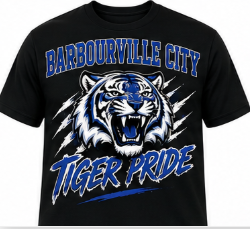 Barbourville City Tigers Football Graphic Tee
