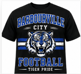 Barbourville City Tigers Football Graphic Tee
