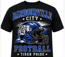 Barbourville City Tigers Football Graphic Tee