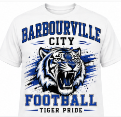 Barbourville City Tigers Football Graphic Tee