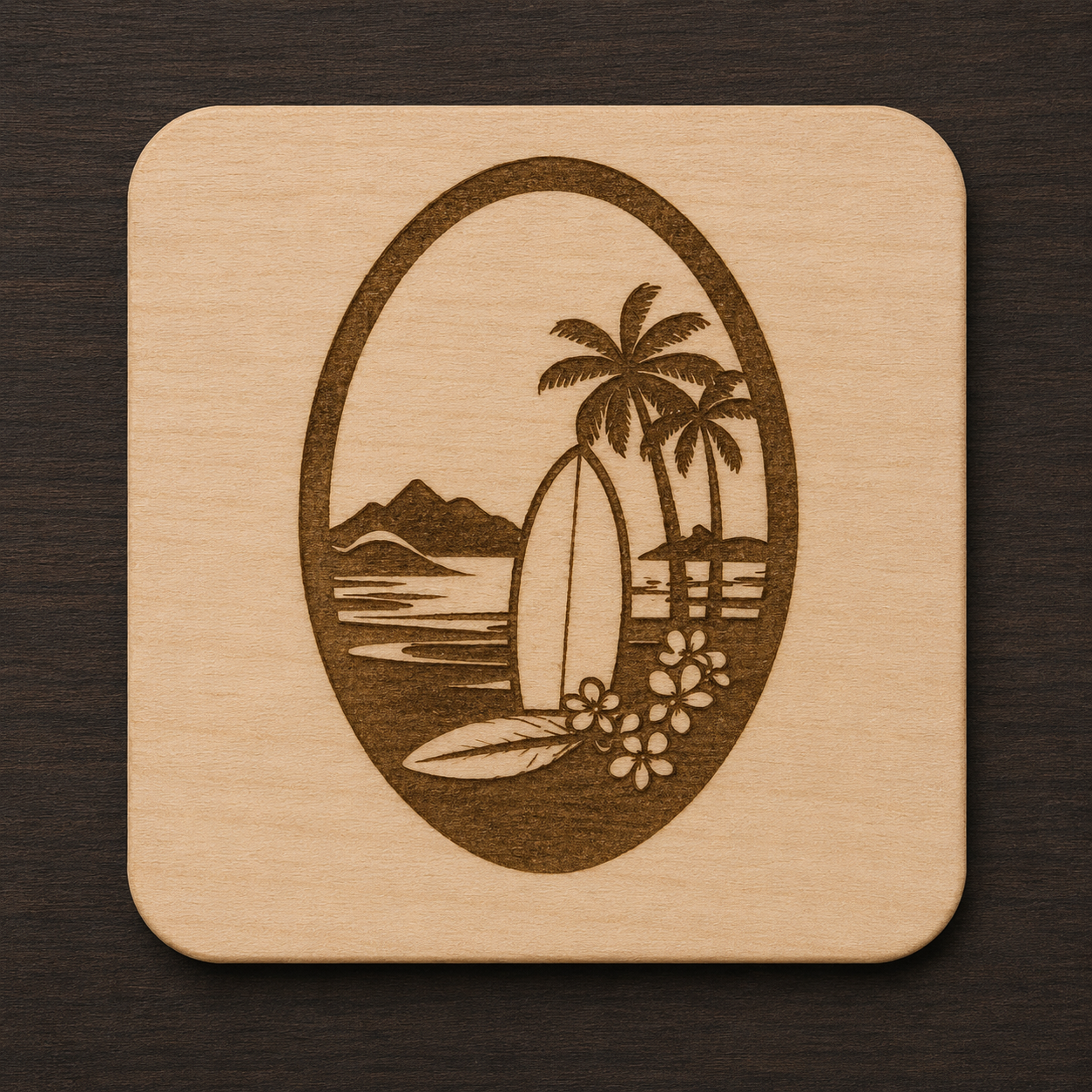 Laser Engraved Coasters