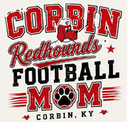 Corbin Redhounds Football Graphic Tee