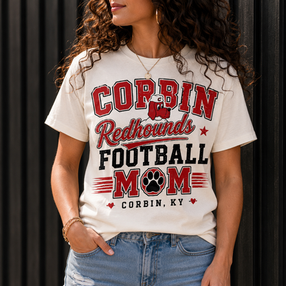 Corbin Redhounds Football Graphic Tee