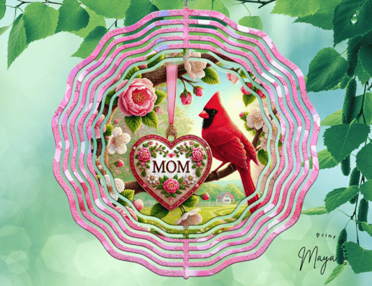 Carinal "Mom" Wind Spinner