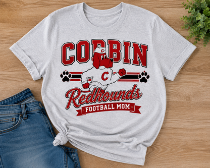 Corbin Redhounds Football Graphic Tee