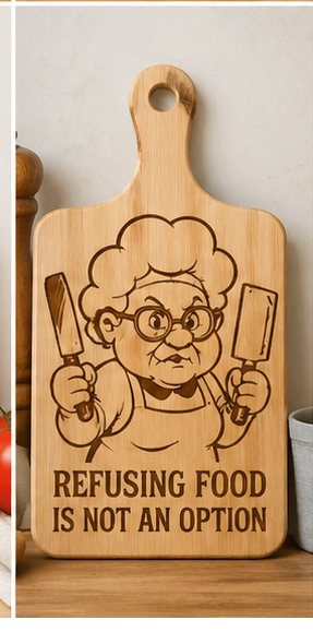 Granny Cutting Board