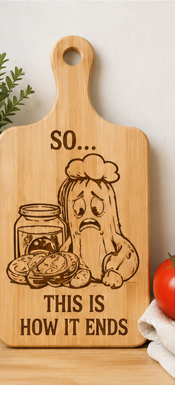 So This Is How It Ends Cutting Board