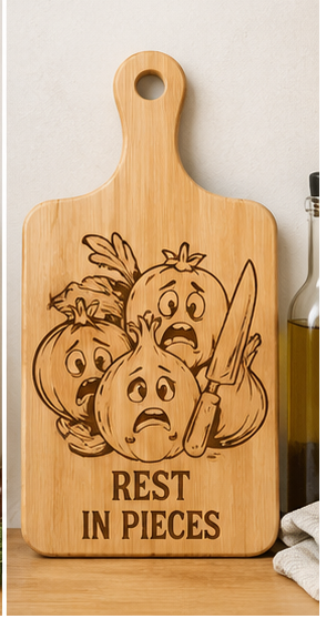 Rest In Pieces Cutting Board