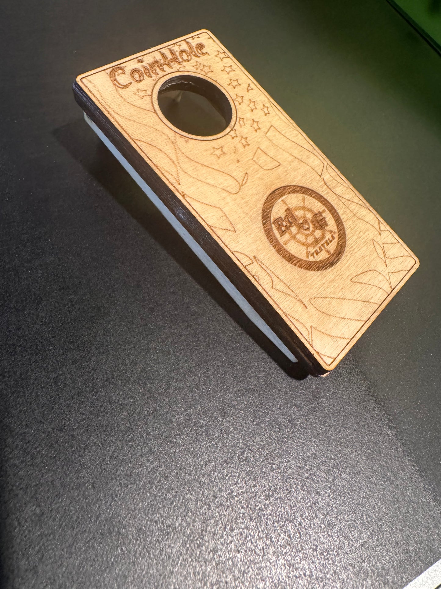 Coin Hole™ Tabletop Game – Laser Cut & Engraved