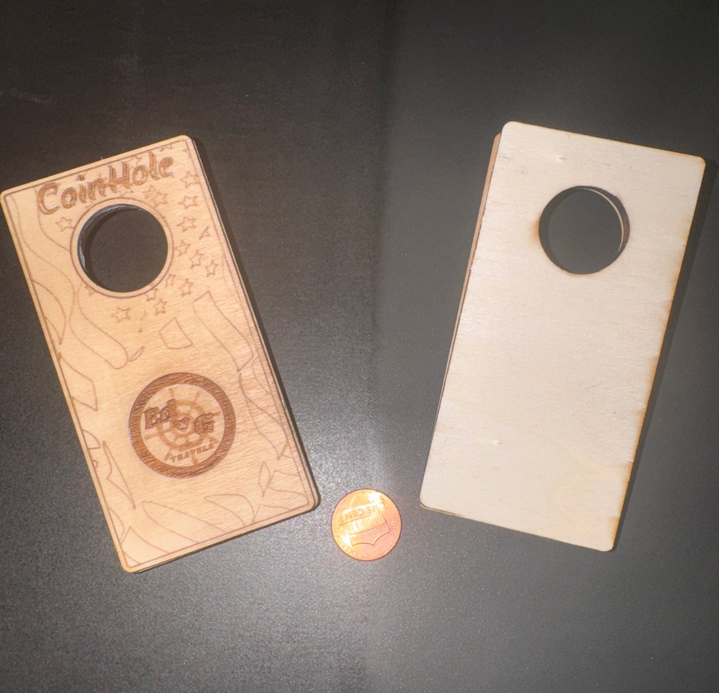 Coin Hole™ Tabletop Game – Laser Cut & Engraved
