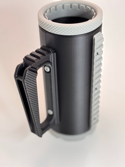 2-Can Tactical Auto-Eject Beverage Koozie with Picatinny Rails