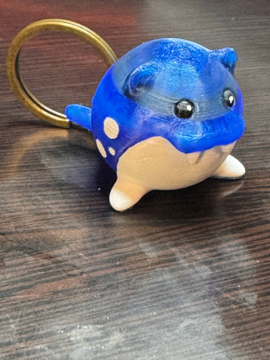 Spheal 3D Printed Keychain
