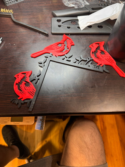 3D Printed Cardinal Door Frame Corner Décor