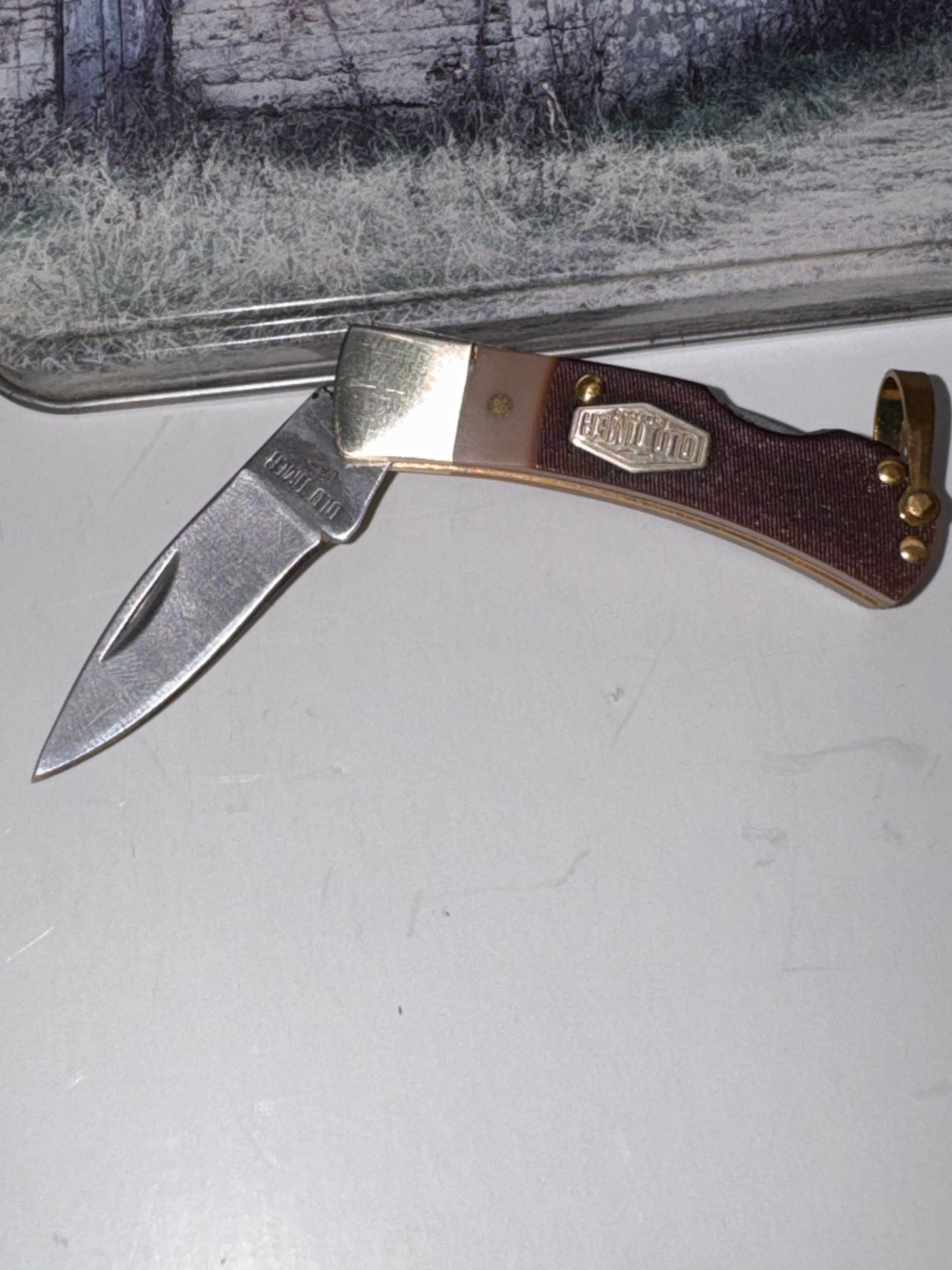 Old Timer 2-Piece Sharpfinger and Lockback Knife Gift Set