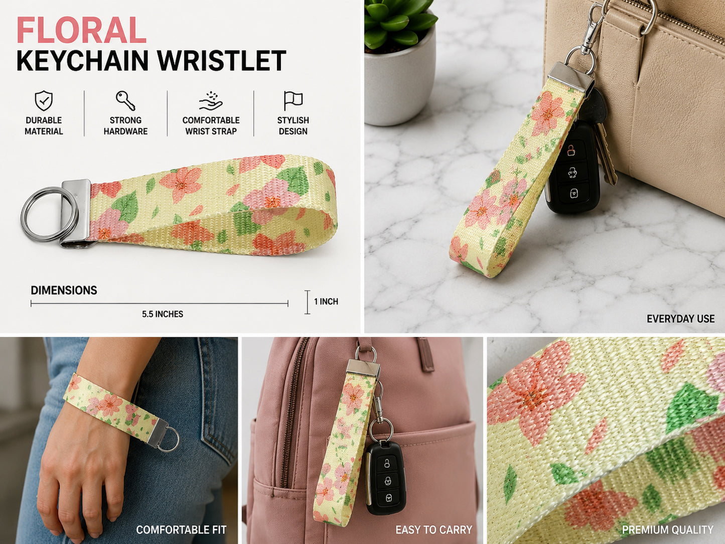 Keychain Wristlets