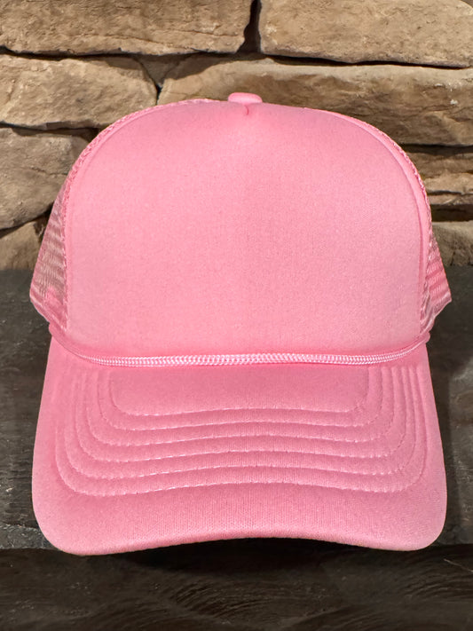 Blank Structured Mesh Trucker Hats - Several styles and colors– Customizable with Leather Patch or Full-Color Print
