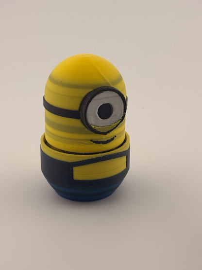 3D Printed Minion Mechanical Clicker– Artisan Cherry MX Switch Keycap – Handcrafted Desk Accessory