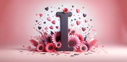 A-Z Floral Mug