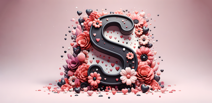 A-Z Floral Mug