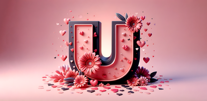 A-Z Floral Mug