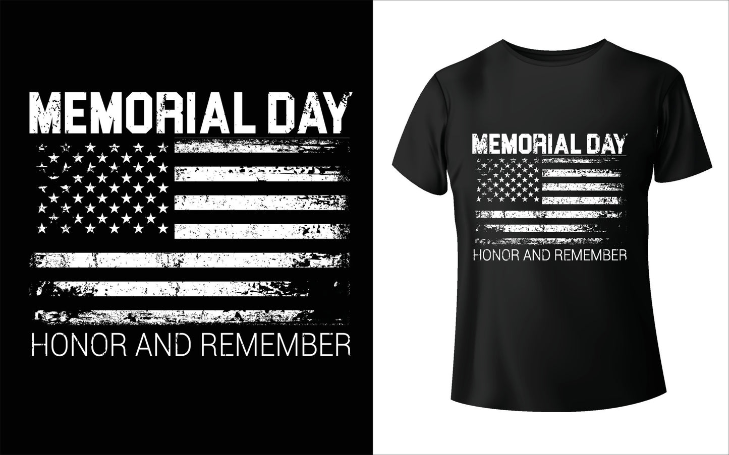 Memorial flag shirt