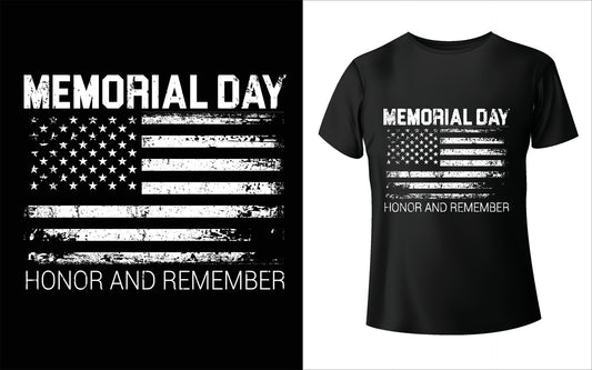 Memorial flag shirt