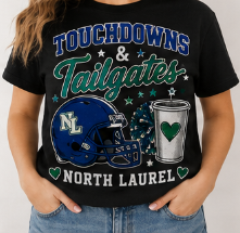 North Laurel Football Graphic Tees