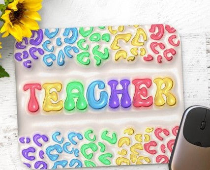 Teacher Mouse pad Multicolored