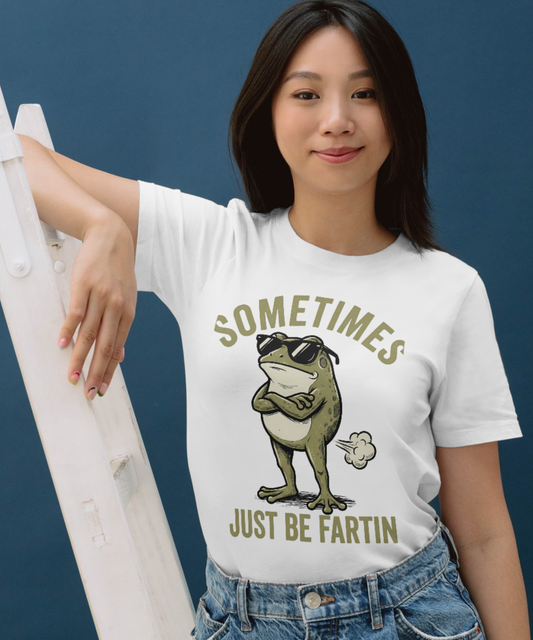 Sometimes Just Be Fartin Frog Graphic T-Shirt