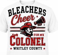 Whitley County Colonels Football Graphic Tees