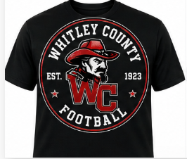 Whitley County Colonels Football Graphic Tees