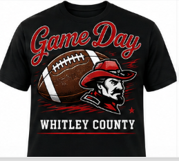 Whitley County Colonels Football Graphic Tees