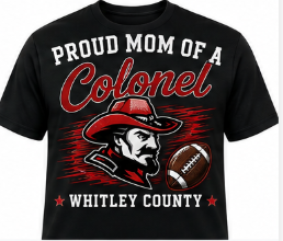 Whitley County Colonels Football Graphic Tees