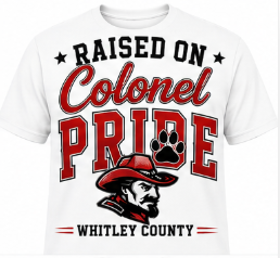Whitley County Colonels Football Graphic Tees