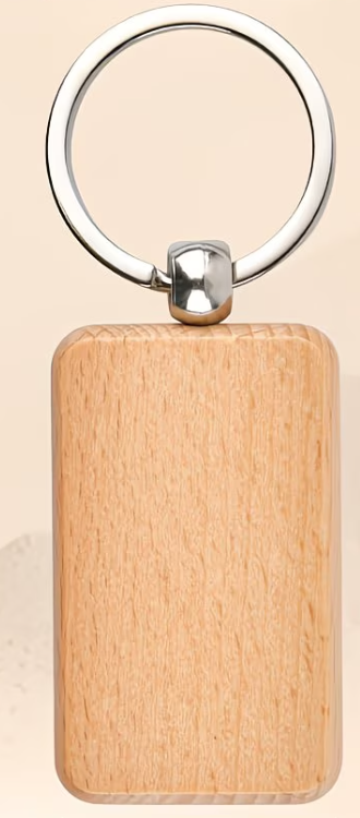 Customized Wooden Keychain