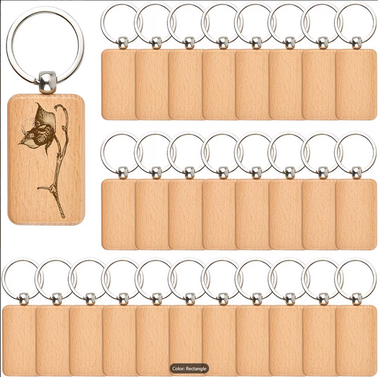 Customized Wooden Keychain