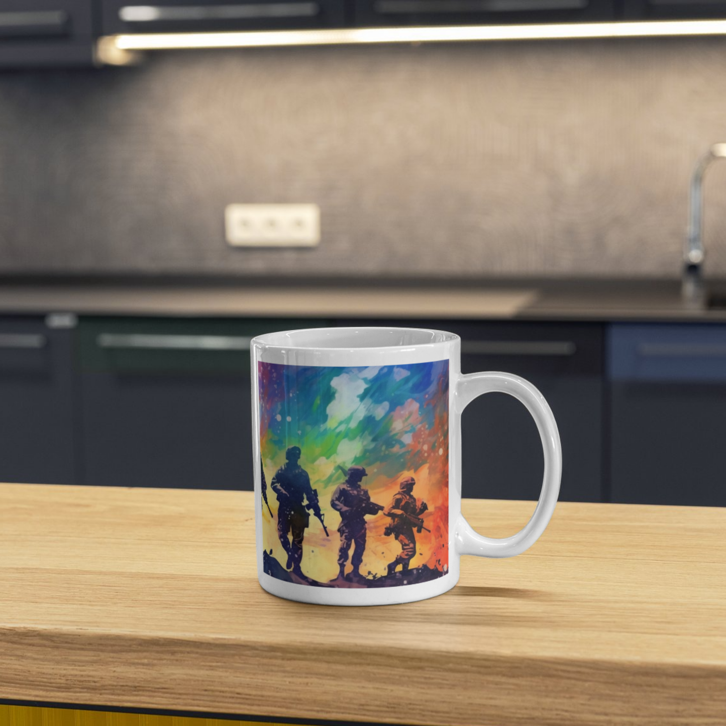 Soldier Silhouette Mug