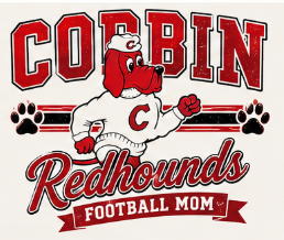 Corbin Redhounds Football Graphic Tee