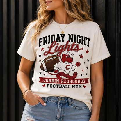 Corbin Redhounds Football Graphic Tee