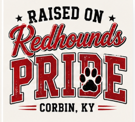 Corbin Redhounds Football Graphic Tee