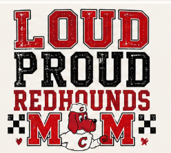 Corbin Redhounds Football Graphic Tee