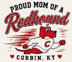 Corbin Redhounds Football Graphic Tee